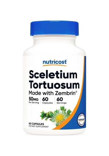 Nutricost Sceletium Zembrin Calm-z With Zembrin 50mg 60 Capsu...