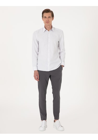 Pierre Cardin Erkek Gri Gömlek Desenli 50307263-vr024 Gri