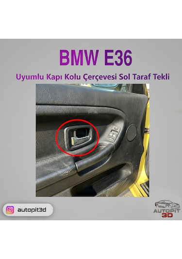 Bmw E36 Uyumlu Kapı Kolu Çerçevesi - Sol Taraf