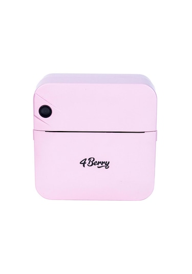 C17m Pembe Mini Bluetooth Yazıcı Termal, Portable, Kartuşsuz Ba