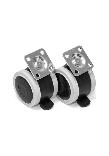 Smikov Kaçaklarından Yumuşak Lastikli 4 Adet Mobilya Tekerleği 96301743 Siyah