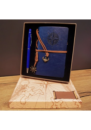 Pusula Defter Ve Tükenmez Kalem Set