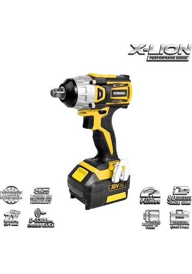 Rtrmax RTX2028 18 V 250 NM 2 x 4 Ah Akü Akülü Somun Sıkma