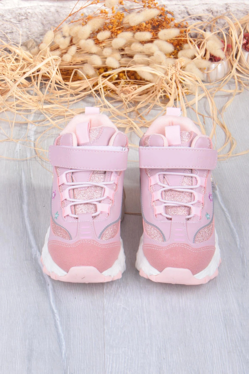 Fort Cool Bella Rahat Sıcak Astar Kaymaz Taban Kız Çocuk Bot Pudra