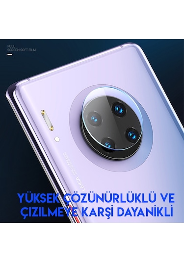 Baseus Huawei Mate 30 Pro Kamera Koruyucu Kırılmaz Cam