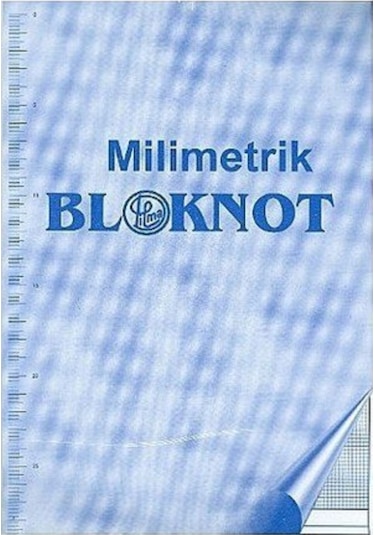 A3 Mavi Milimetrik Blok