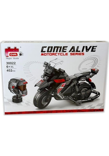 Ctoys Come Alive Blok Motorsiklet 402 Parça 30022