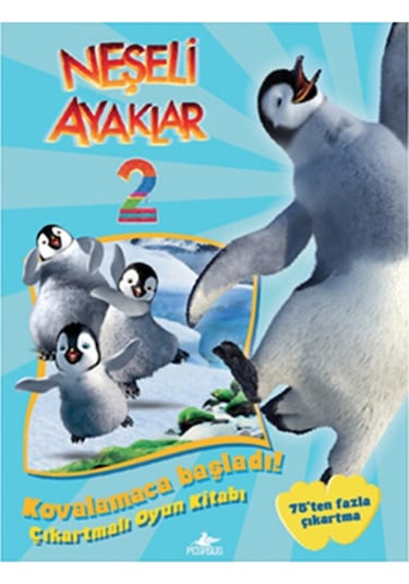 Neşeli Ayaklar 2 Çıkartmalı Oyun Kitabı - Paul Livingston - Pegasus