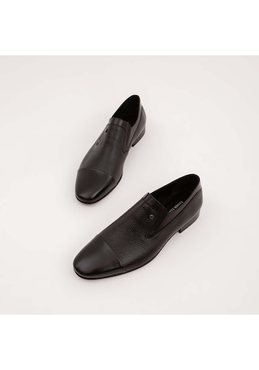 Tamer Tanca Erkek Hakiki Deri Siyah Makosen Ayakkabı 221 20472k Erk Ayk Sk21-22 Syh Mlk/syh Gyk Siyah