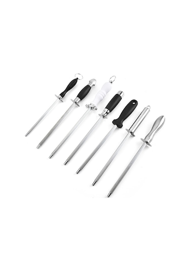 10 Adet Stil 6 Taşlama Çubuğu Mutfak Bileme Aracı