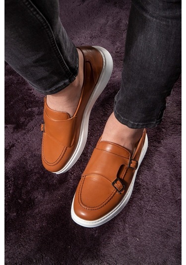 Strap Hakiki Deri Erkek Günlük Ayakkabı, Loafer Ayakkabı, Günlük Ayakkabı, Hafif Ayakkabı