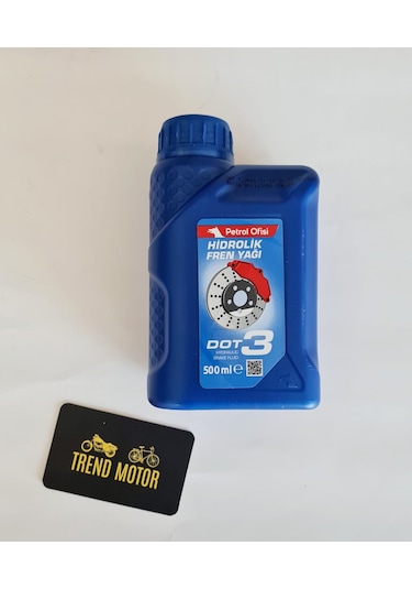 Petrol Ofisi Dot 3 Hidrolik Fren Yağı 500 Ml - Yeni Üretim
