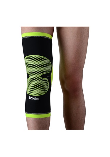 Conventions1 Açık Sıkıştırma Spor Diz Pedleri Koşu Bisiklet Yeşil