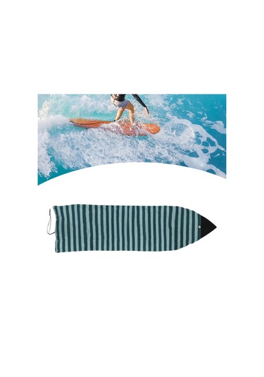 Suntek Sörf Tutkunları İçin Tahtası Çorap Kılıfı Yeşil Şerit Yeşil