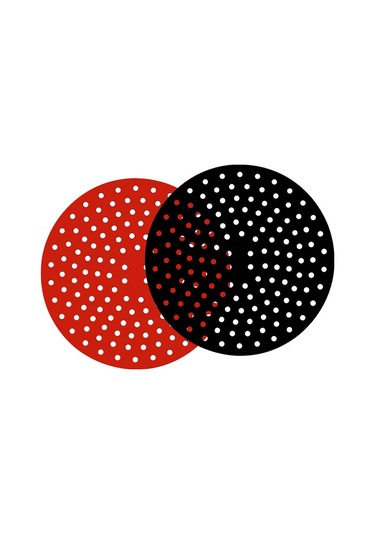 Youmex Ev Kullanıma Uygun 8.5 İnç Siyah Silikon Hava Fritöz衬垫 - Tekrarlı Kullanımlı, Dayanıklı Ve Kolay Temizlenir Aksesuar