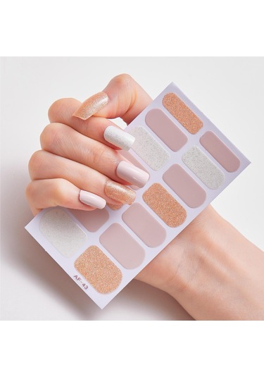 Reedark "14 Adet Uv Işıkla Kürlenen Jel Oje Sticker, Tırnak Dosyası Ve Çubuk Hediyeli - Su Geçirmez"