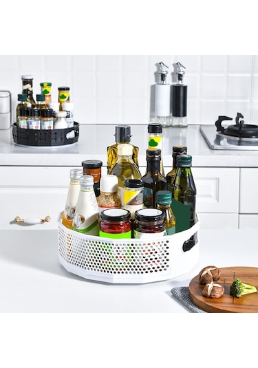 Suntek Magideal Kaymaz Pikap Baharat Rafı Banyo Depolama Tepsisi Siyah