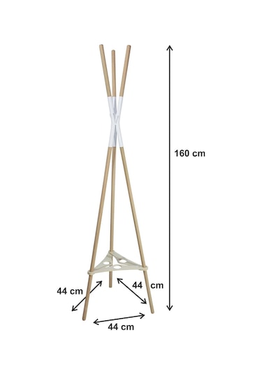 Ahşap Ayaklı Elbise Askısı-ahşap Tasarım Portmanto 160 X 44 Cm Diğer