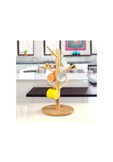 Dianziye Bambu Çöpü Suyu Akıtıcı Bardak Tutucu: Çay, Kahve, Anahtar Ve Mücevher Depolama İçin Çok Amaçlı, Dayanıklı, Doğal Ev Dekoru Rak