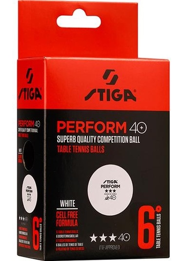 Stiga Table Tenis Ball Perform Masa Tenisi Pinpon Topu Beyaz 6lı 1113-2110-06