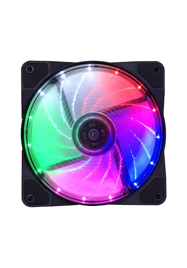 Coolmoon 12 Cm. 3d 15 Led Rgb Renkli Sessiz Işıklı Kasa Fanı