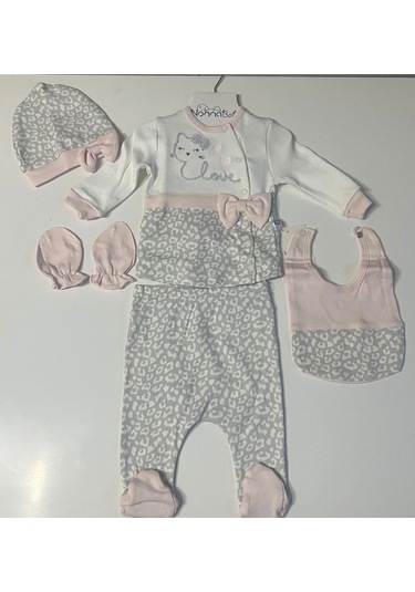 Nonna Baby Leopar 5li Zıbın Takımı SOMON
