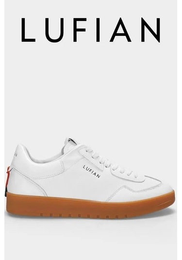 Lufian Luana Beyaz Hakiki Deri Kadın Sneaker Ayakkabı 121230029 Beyaz