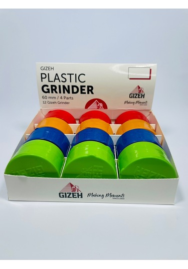 Gizeh Marka 4parça Plastik TutunÖğütücü //53mm