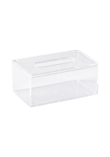 Geeroyoo Akrilik Materyal Transparan Dizaynlı Ev Ofis Mutfak Kullanıma Uygun Dikdörtgen Tüp Havlu Kutusu Organizatör