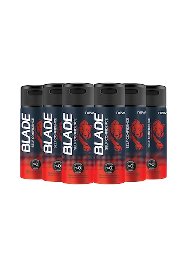 Blade Self Confidence Deodorant 6 x 150 ML