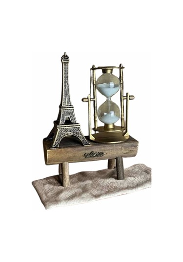 Eyfel Kuleli Kum Saati Dekoratif Hediyelik Eşya Retro Eyfel Kulesi