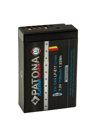 Patona Canon LP-E17 1348 Uyumlu Platinum Batarya