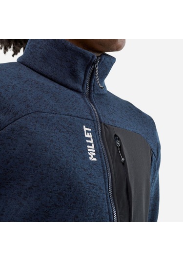 Millet Cham Knı Jkt Erkek Polar Ceket Tam Fermuar Mıv10618 N7317 Safir