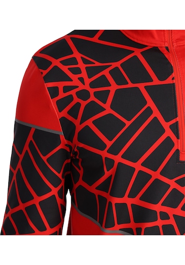 Spyder Spyder Vital 12 Zip Erkek Kırmızı İçlik Üst 22417