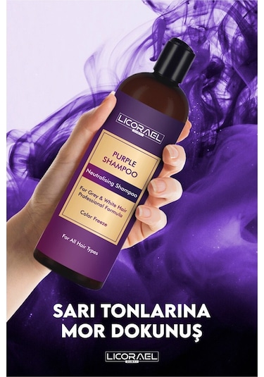 Licorael Dubai Turunculaşma Karşıtı Mor Şampuan 400 ML