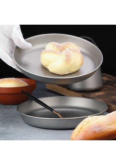 Ankatek Yürüyüşü Yemeği Titanyum Tava Tabak Tabağı Sırt Renkli Piknik Meyve Mekan Kampı Kabı İçin Hafif Gıda Dış Çok Çantası Bbq Akşam Rm Çok Renkli Çok Renkli