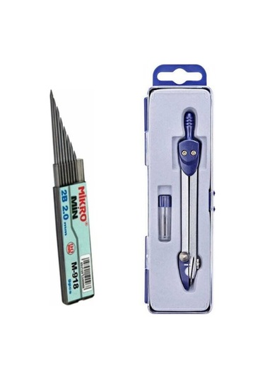 2.0 Mm Yedek Uçlu Metal Pergel 2/b