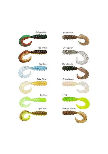 Hanfish Gurt 60 Gt-100 Uv Bloodworm Silikon Yem