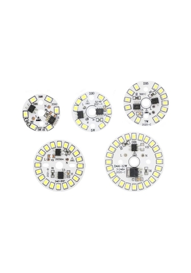 Jms Sıcak Beyaz Pcb Kurulu Aydınlatma Lambası Ic Sürücüsü 3w 5w 7w 9w 12w Ampul Çip Lamba Ampul Işık Boncuk Led Çip 12w