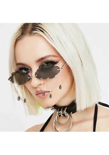 Trendooze Erkek/kadın Bulutlu Kristal Çizgisisiz Gözlük - Uv400 - 2021 Yaz Modeli