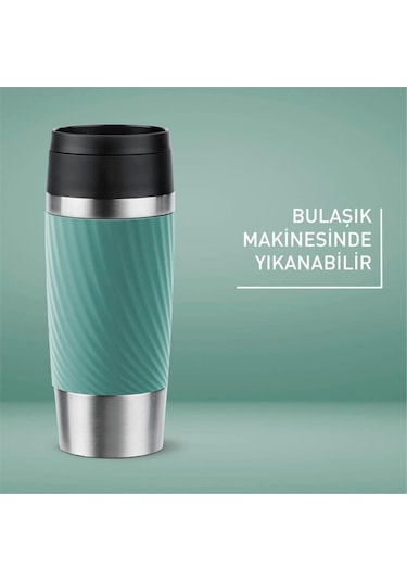 Travel Mug Easy Twist Termos Yeşil - 0.36l 004 Yeşil