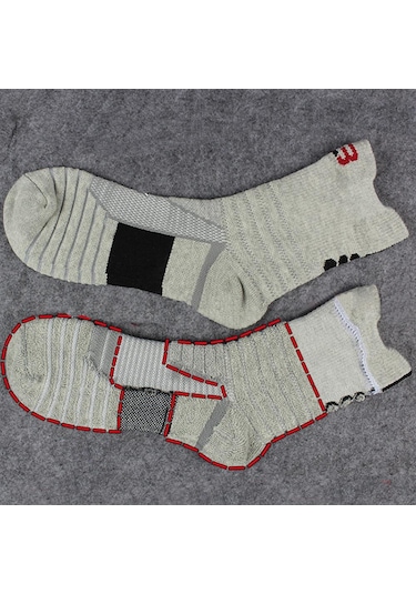 Mavi 2024 Erkek Havlu Alt Spor Kalın Çorap Koşu Çorap Orta Çorap Basketbol Büyük Boy Çorap