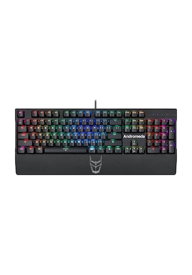 Izoly Andromeda K500 Blue Switch Rainbow Aydınlatmalı Mekanik Q Oyuncu Klavye