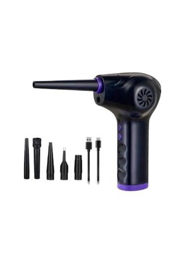 Suntek Taşınabilir Hava Üfleyici Toz El Klavyesi Yüksek Mor