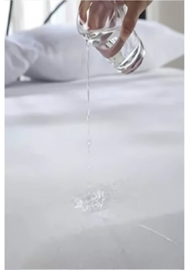 Bebesi Çift Kişilik Alez 200x220 Cm Su Sıvı Geçirmez Micro Beyaz