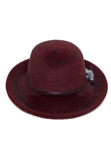 Berellini Kaşmir - Melanj Maxi Fotör Bordo
