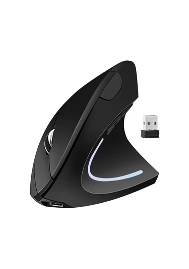 Ergonomik Fare, Dikey Kablosuz Bilgisayar Faresi 2.4g - Perfet