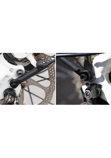 Suntek Dağ Bisikleti Çamurluklar 24 Siyah-braket-ve-kelepçe Siyah