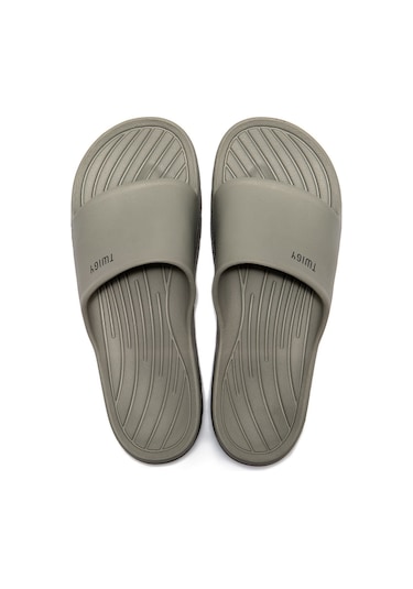 Twigy Demba Erkek Terlik Gri Siyah 40/45 DD0564 Gri