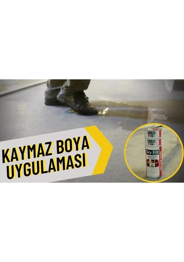 Dryfix Anti Slip Paint Kayganlık Önleyici Zemin Boyası 6 Kg Beyaz 6 KG